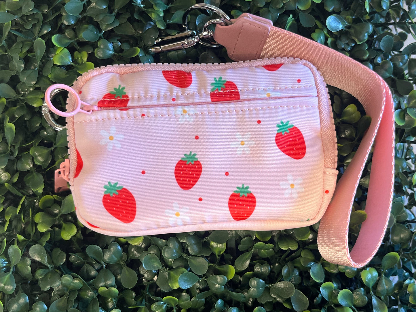 Strawberries & Flowers Wristlet/Wallet