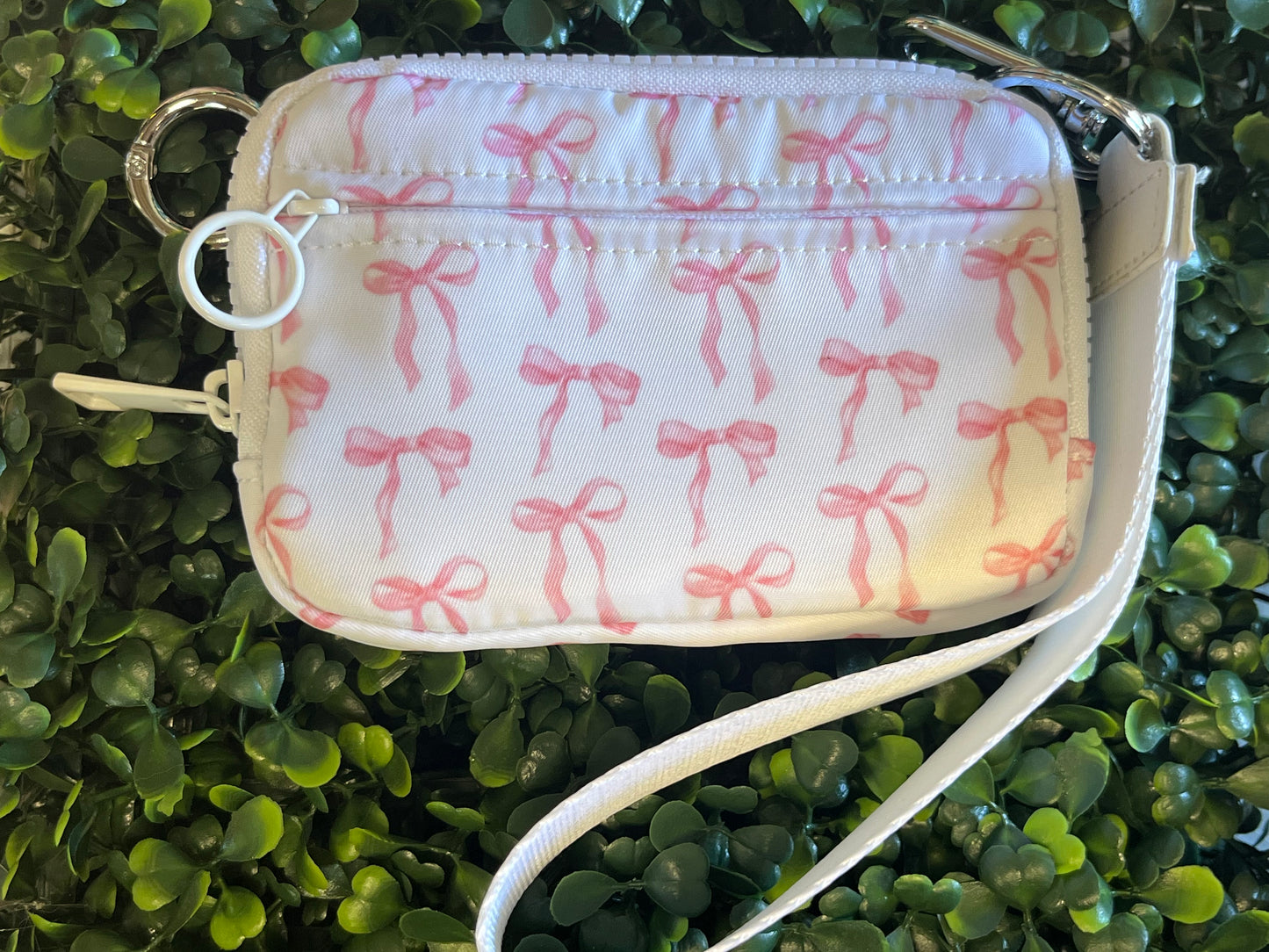 Pink Bows Wristlet/Wallet