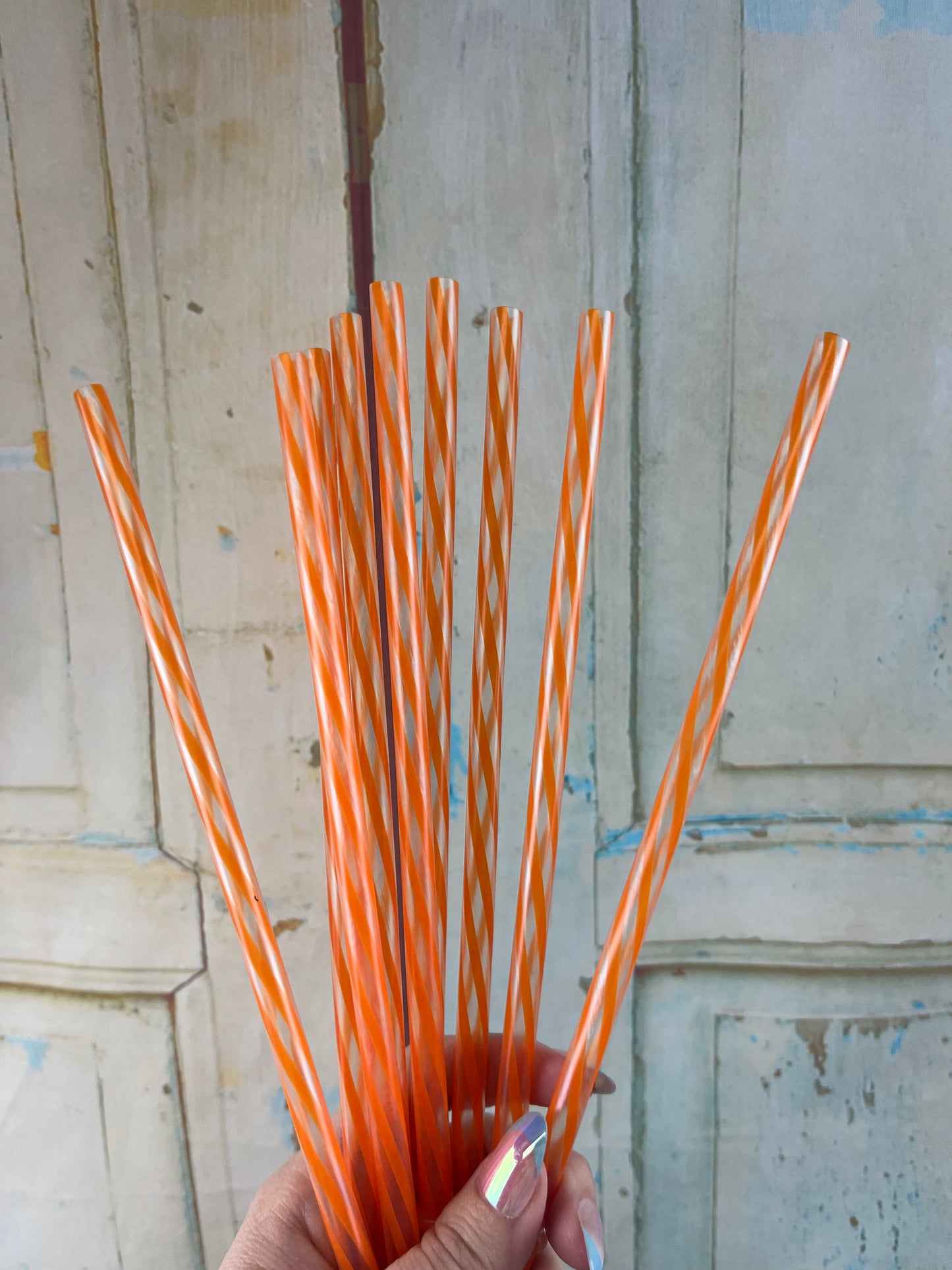 Swirl Pattern Straw