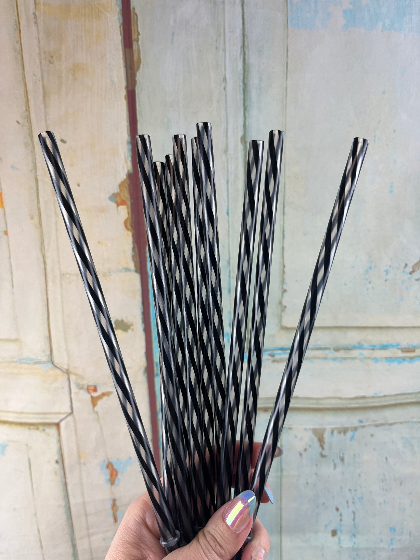 Swirl Pattern Straw