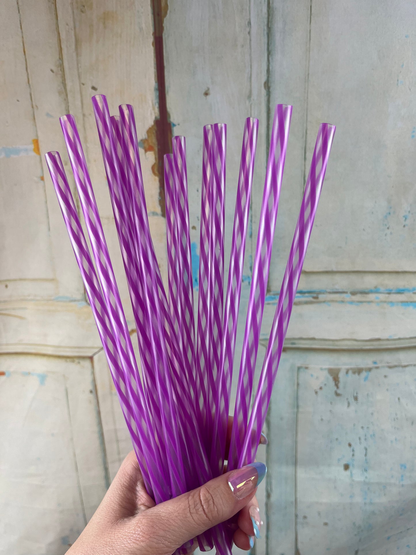Swirl Pattern Straw