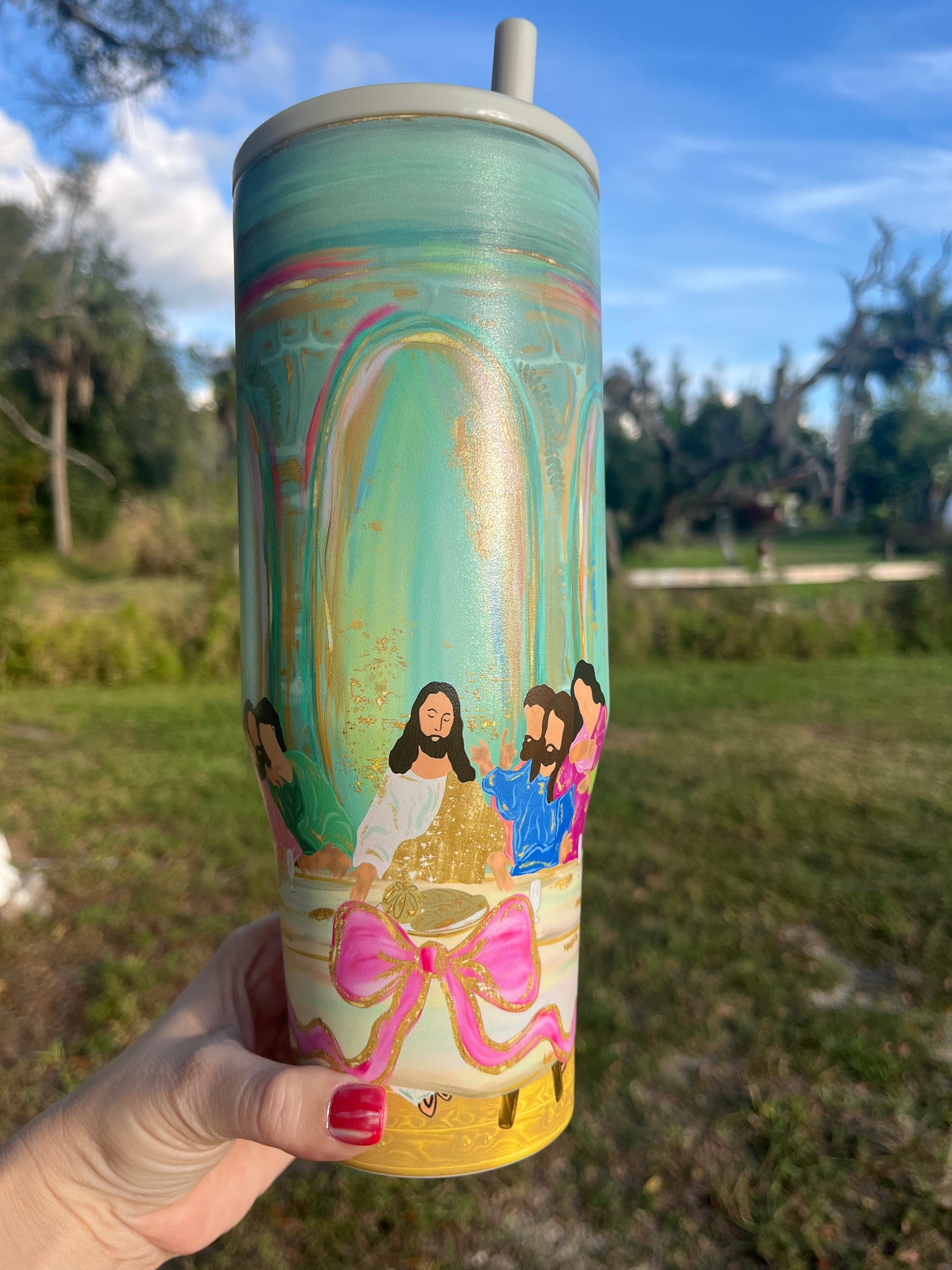 40oz Last Supper Tumbler