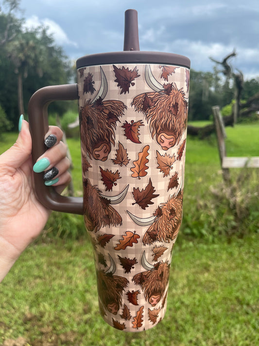 40oz Spill Proof Highland Fall Tumbler