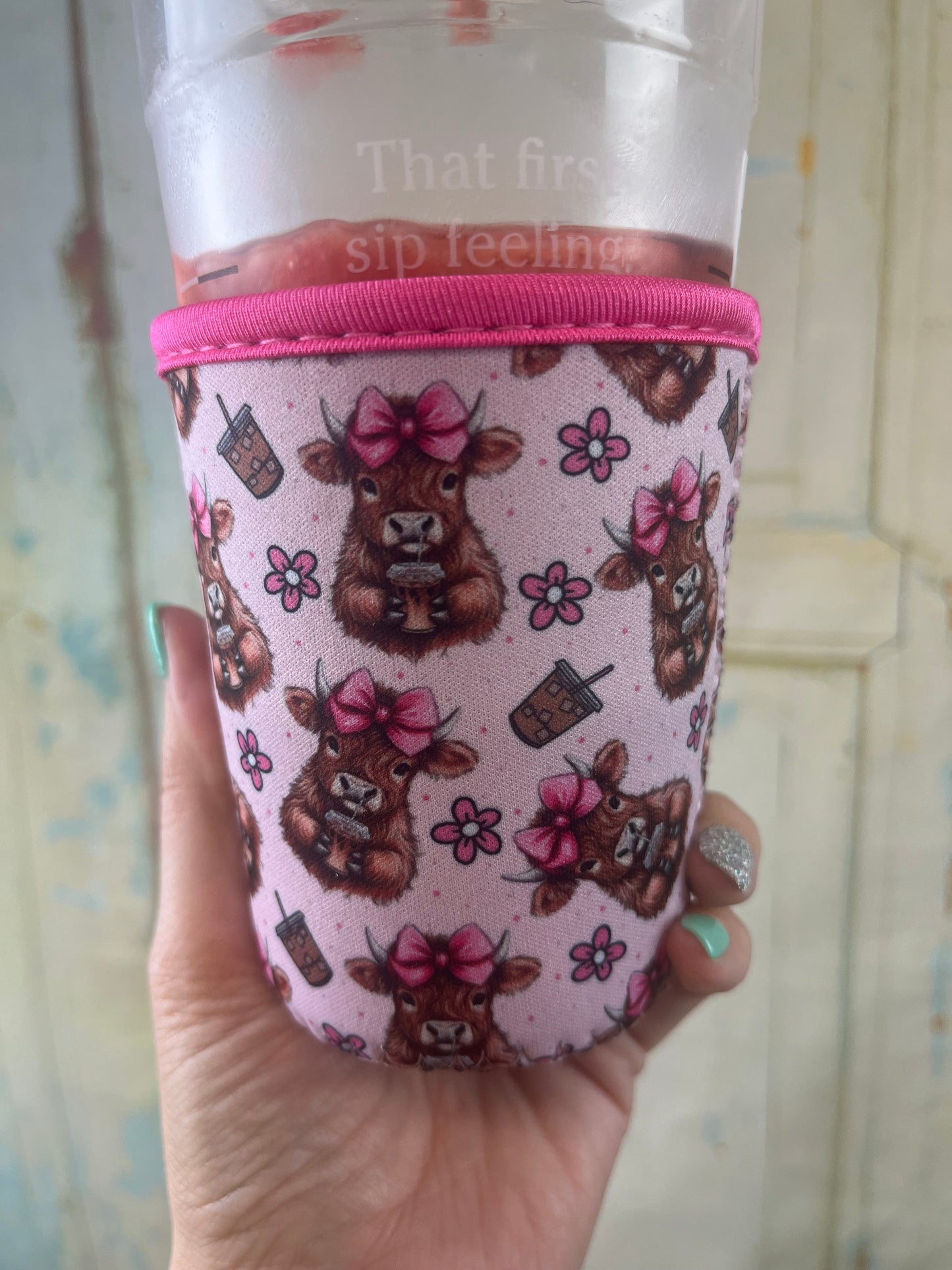 Highland Coffee Cow Iced Coffee Sleeve