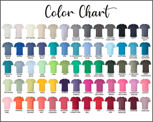 T-shirt Colors For Designs