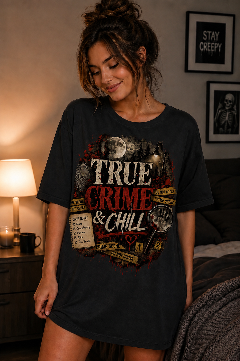 True Crime Blood Drips & Fingerprints Book Box