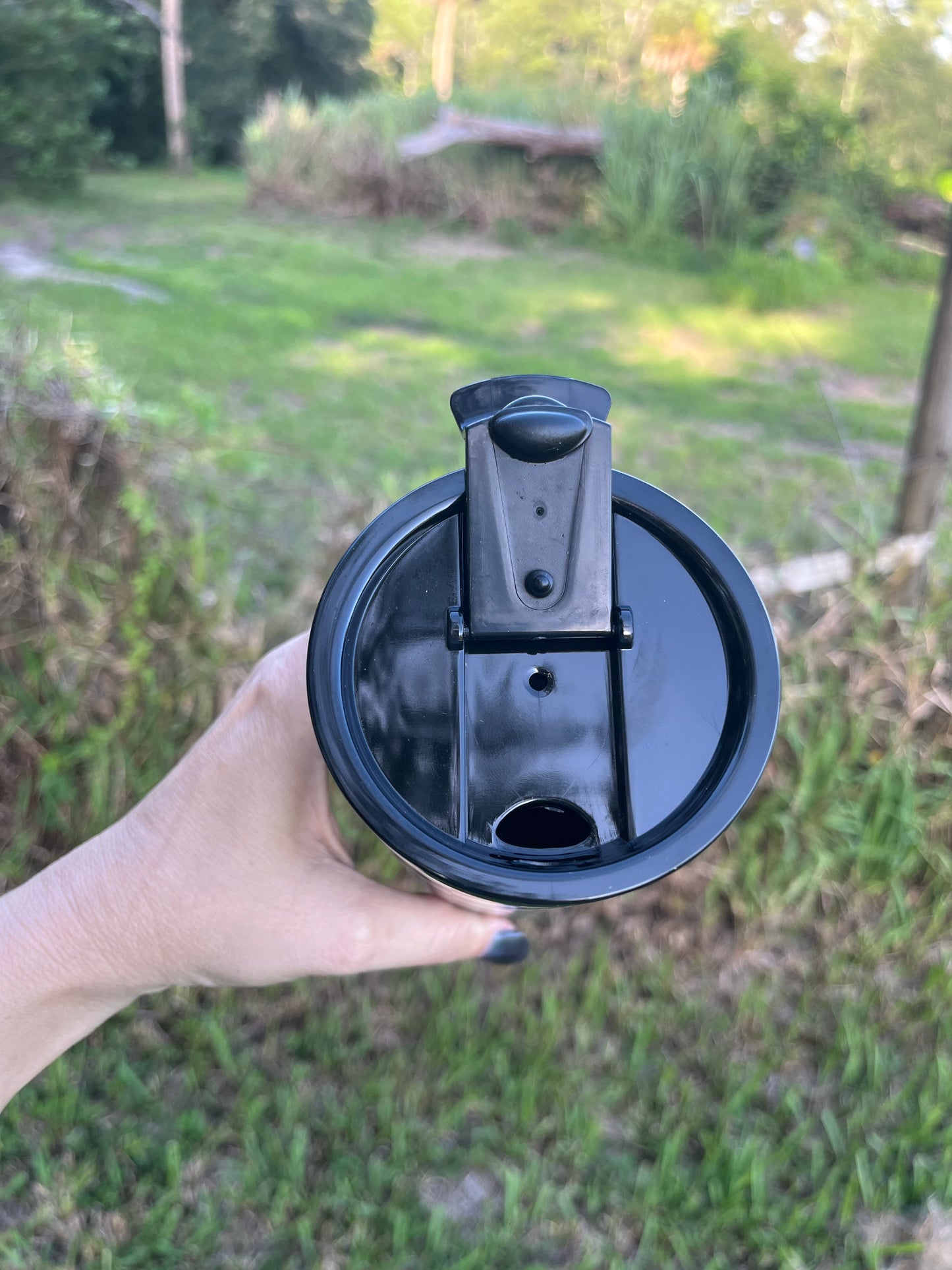 Checkered Stainless Steel Koozie