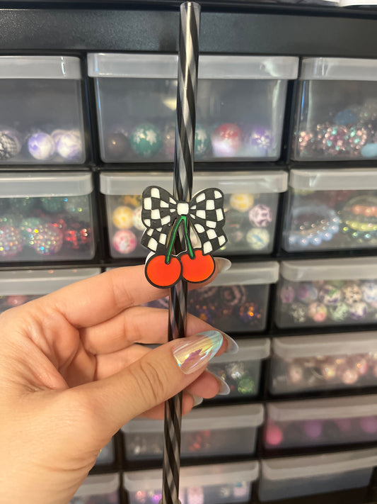 Cherry 🍒 3D Printed Straw Topper (10 mm)