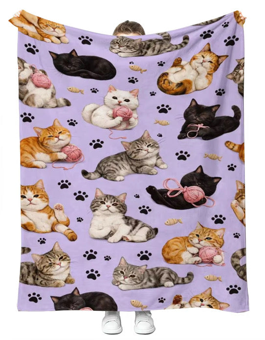 Feisty Felines Blanket