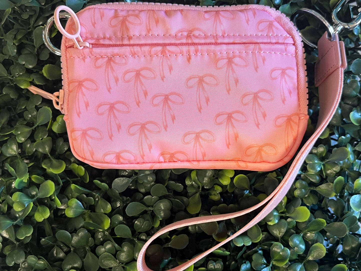 Pink on Pink Bows Wristlet/Wallet