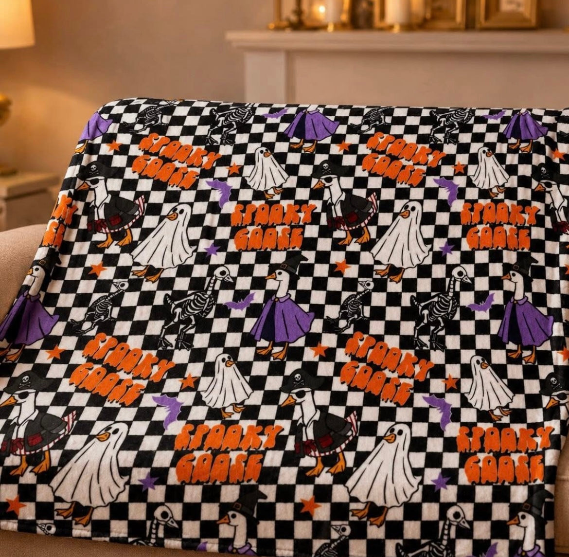 Spooky Goose 60x80 Blanket