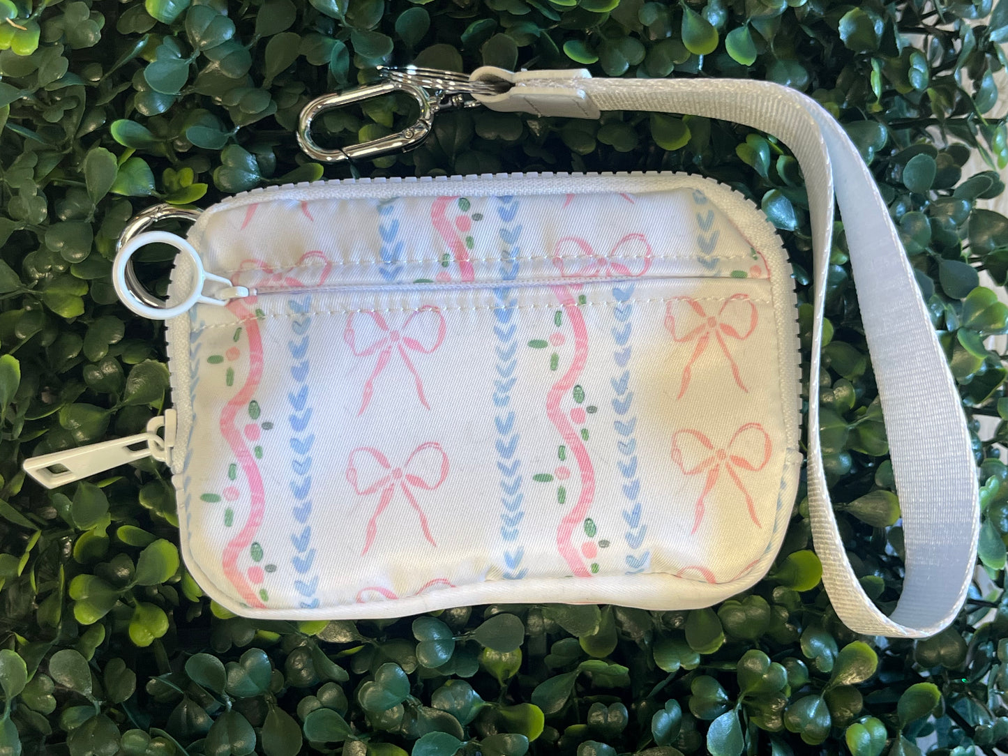 Pink Bows & Flowers Wristlet/Wallet
