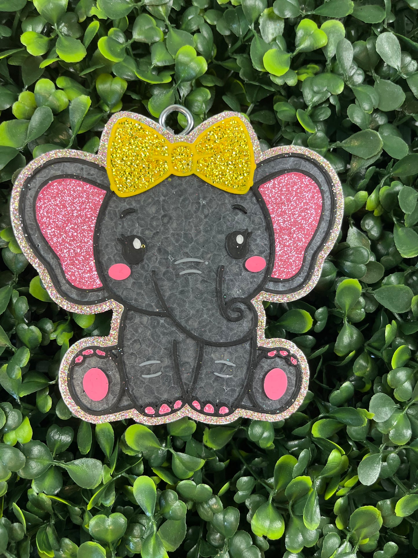 Elephant Yellow Bow Freshie Waikiki Beach Coconut