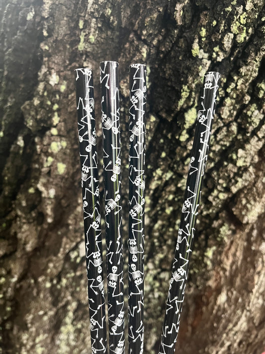 40oz Skelly Print Straw