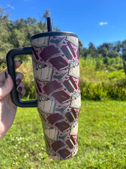 40oz Smut books Tumbler