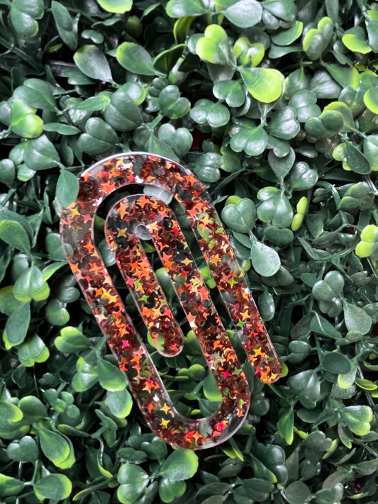 Brown Stars Bookmark/Jumbo Paperclip