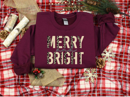 Merry & Bright Crew Sweatshirt