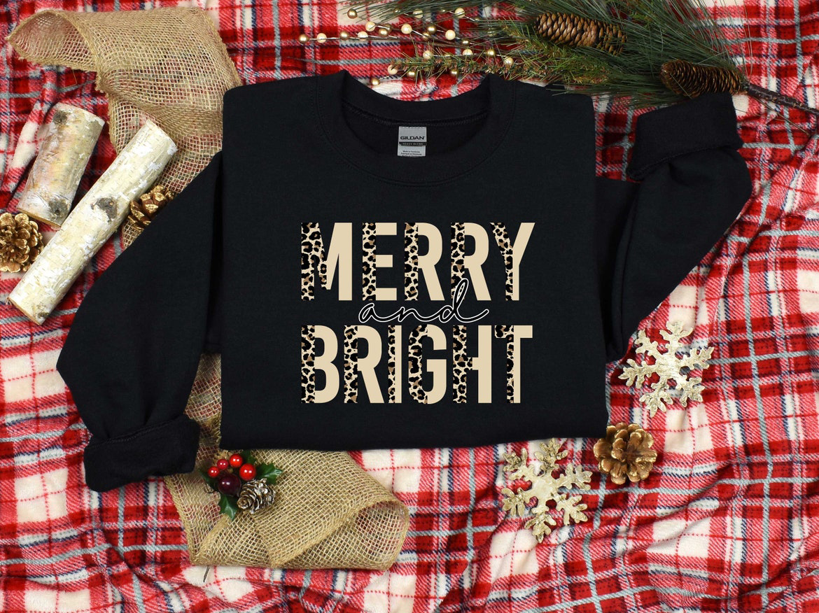Merry & Bright Crew Sweatshirt