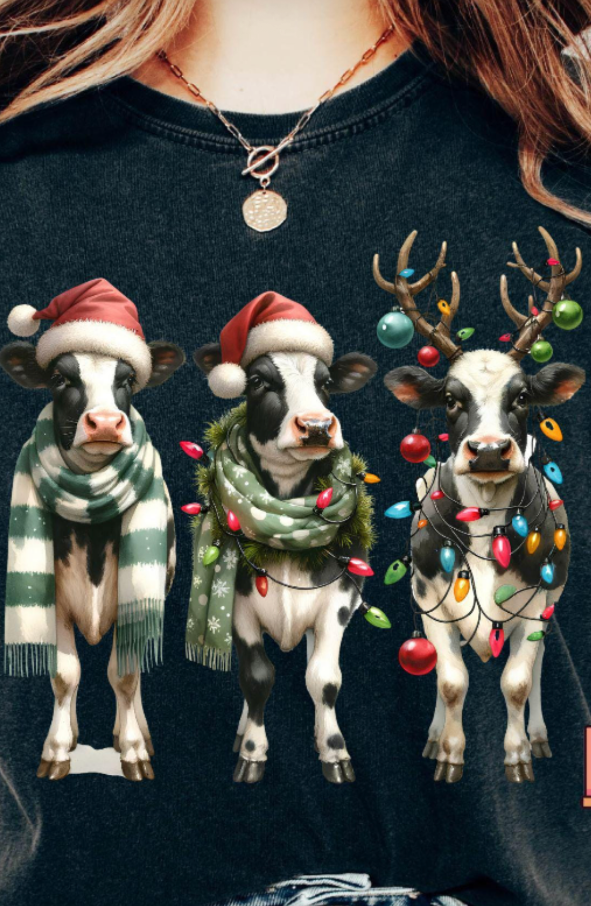 Christmas Cows T-shirt