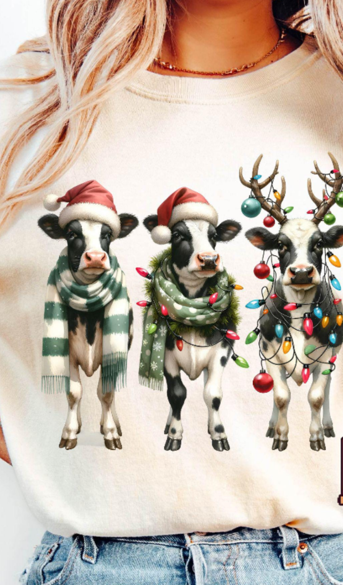 Christmas Cows T-shirt