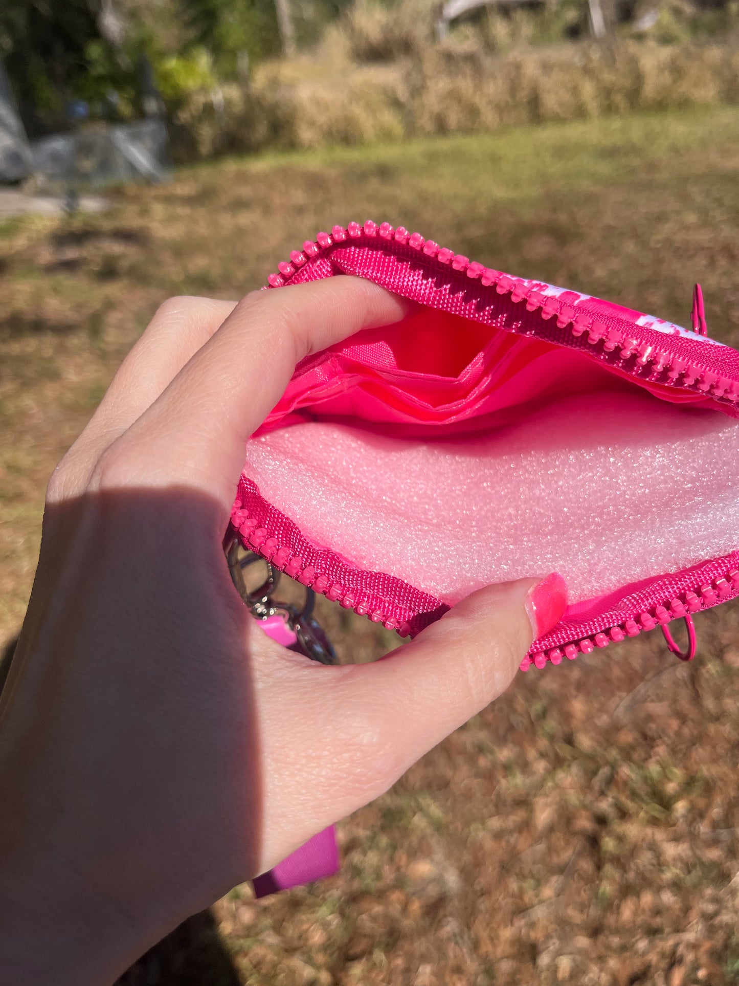 Pink Cow Print Wristlet/Wallet