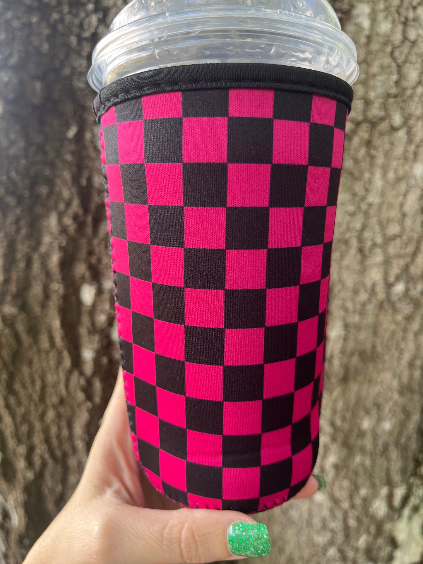 Iced coffee cup sleeve koozie