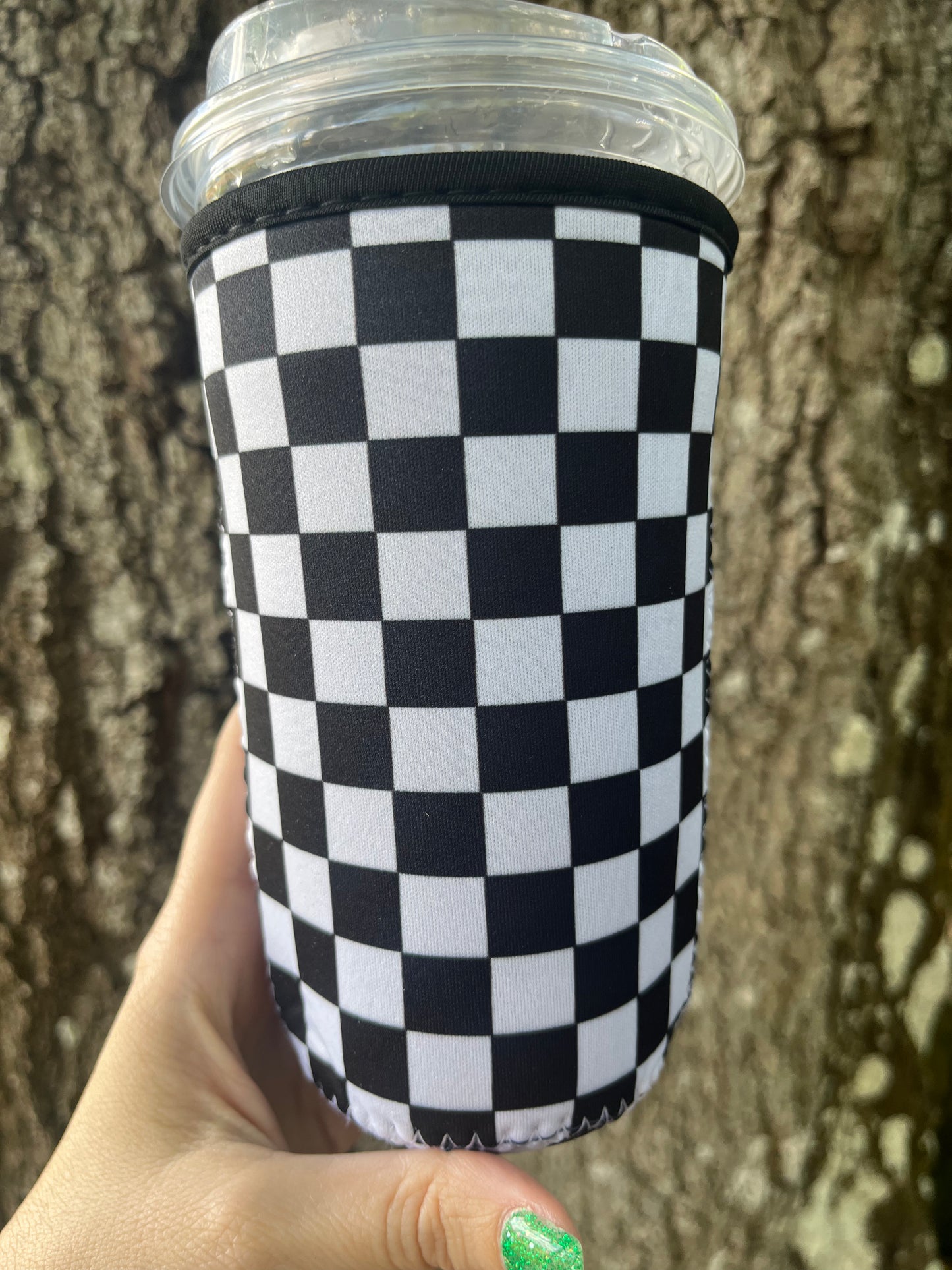 Iced coffee cup sleeve koozie