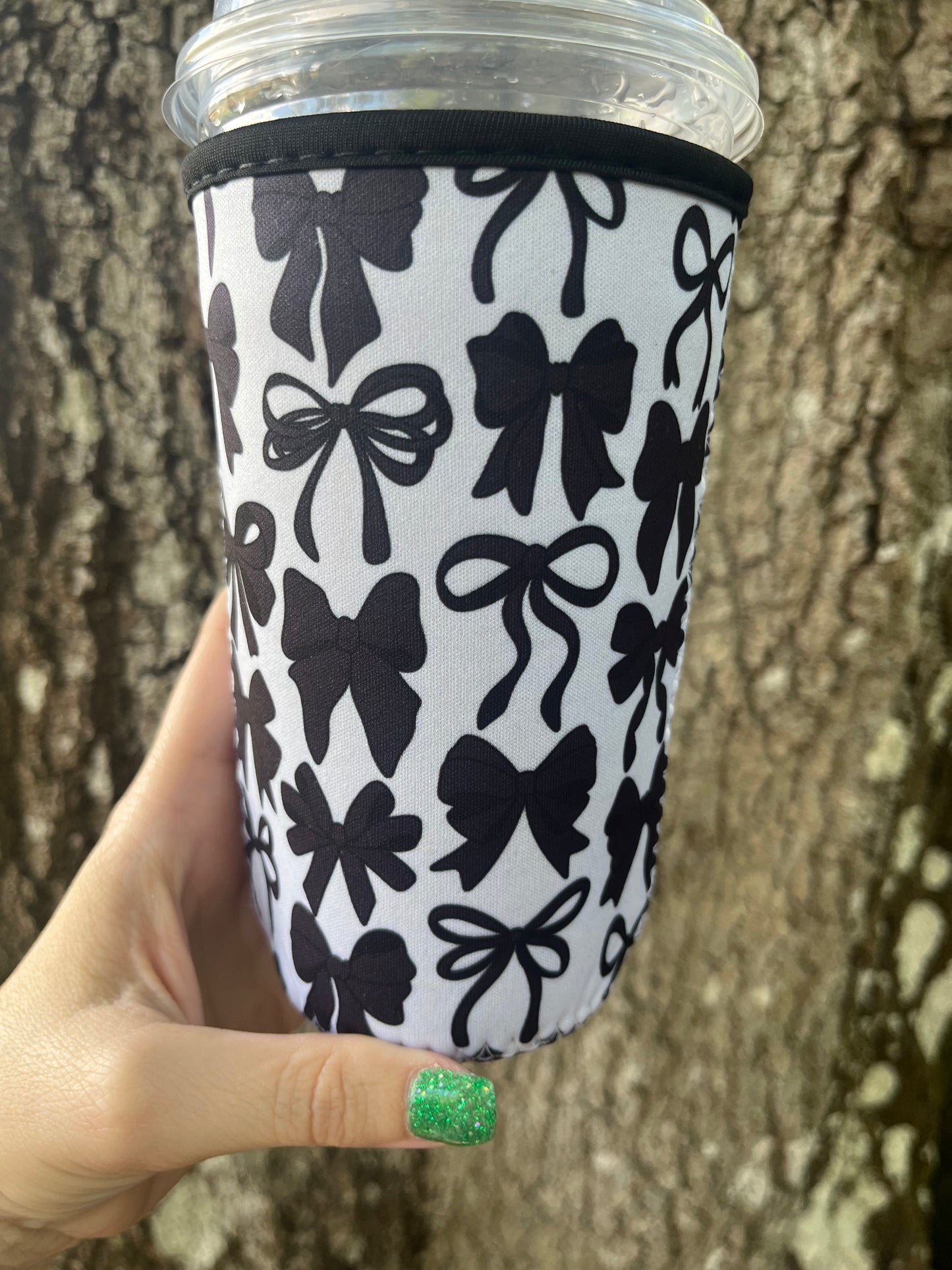 Iced coffee cup sleeve koozie
