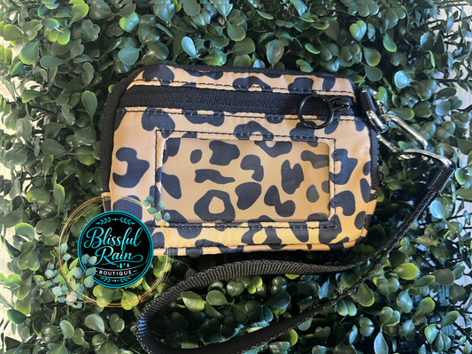 Leopard Wristlet/Wallet