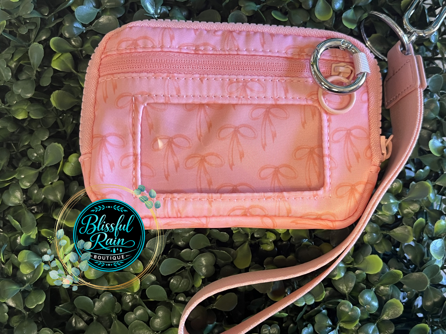 Pink on Pink Bows Wristlet/Wallet