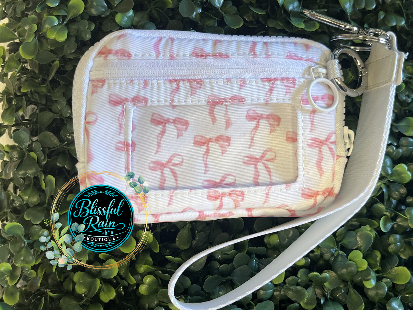 Pink Bows Wristlet/Wallet